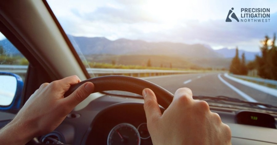 driving a car with sun glare